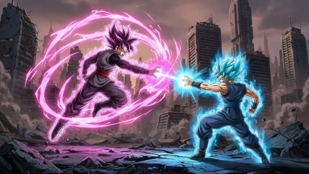 Goku vs black goku image